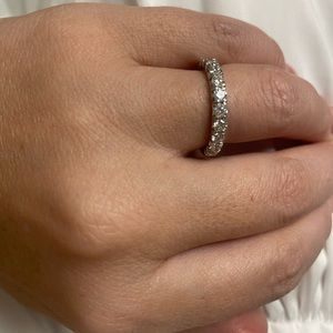 Diamond wedding band, size 6.5 … hardly worn!